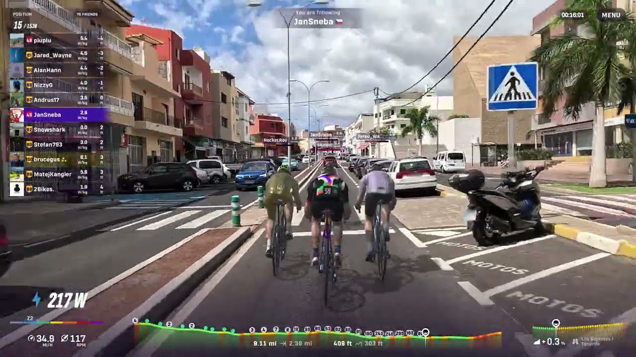 1540 Racers on the Big Rouvy Race #14, Los Gigantes, Tenerife 1/4/2025