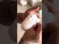 She didn’t give up / demolding a plaster bowl