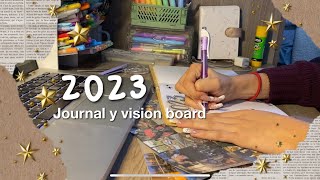 2023- vision board y journal organization.