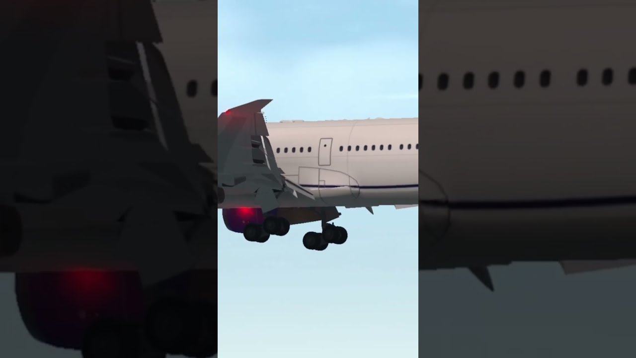 Boeing 767 400ER United Airlines Landing 