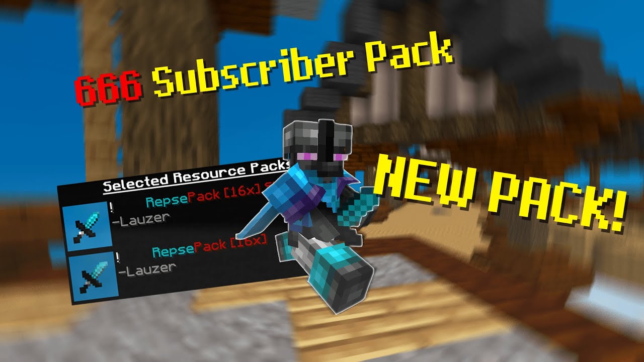 My Brand new FPS Boosting PvP Texture Pack [350FPS+] (666 Subscriber ...