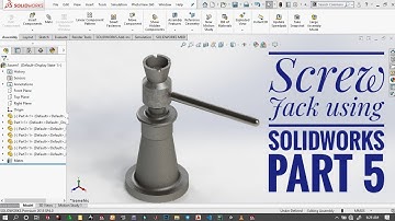 SOLID WORKS screw jack part 5 WASHER