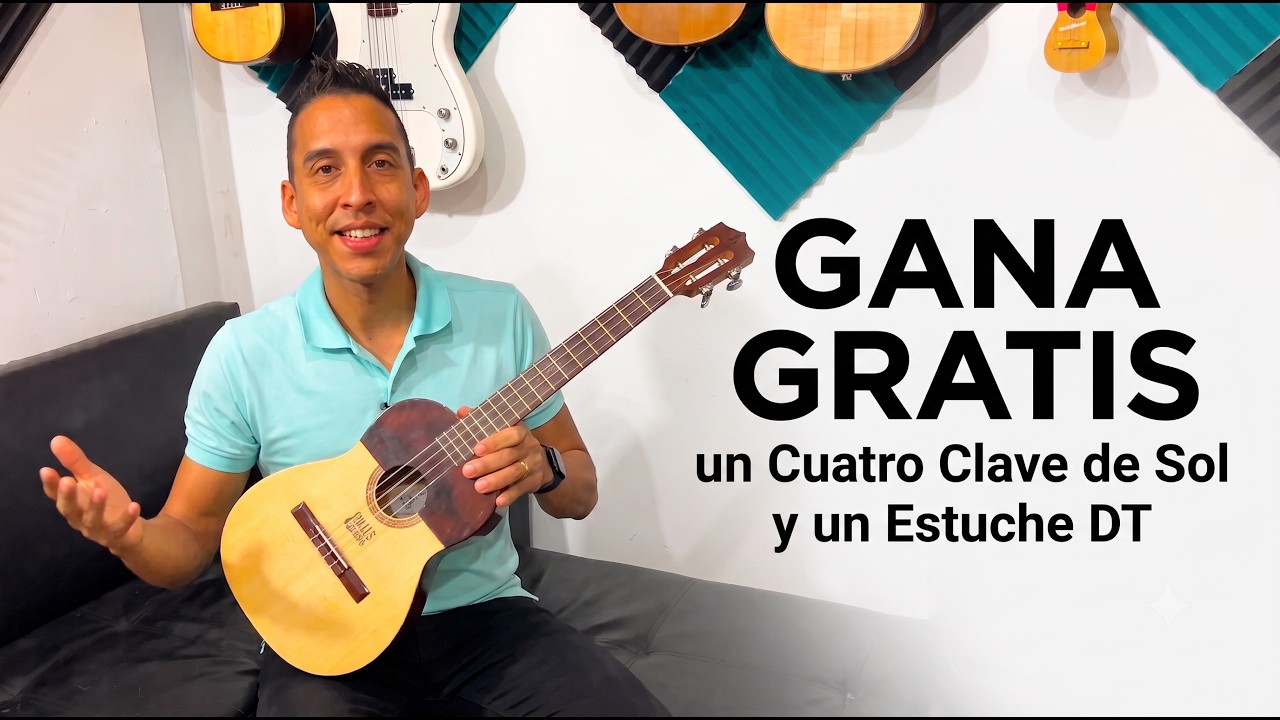 Ver GANA GRATIS este Cuatro Clave de Sol con su Estuche DT no YouTube Ver GANA GRATIS este Cuatro Clave de Sol con su Estuche DT no YouTube