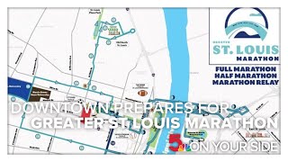 Downtown St. Louis prepares for relocated Greater St. Louis Marathon