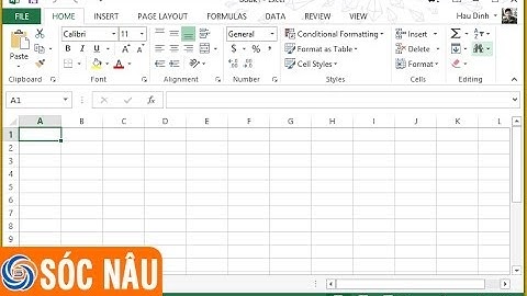 Excel bị mất đường lưới và cách đổi màu đường lưới (Gridlines)