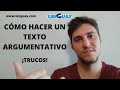 Cómo hacer un texto argumentativo/de opinión/crítico Bachillerato Selectividad lengua (2021) #6