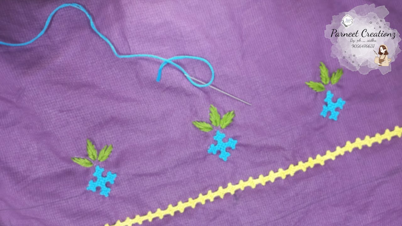How To Do Sindhi Embroidery | Sindhi  Stitch Tutorial | Easy Method For Beginners