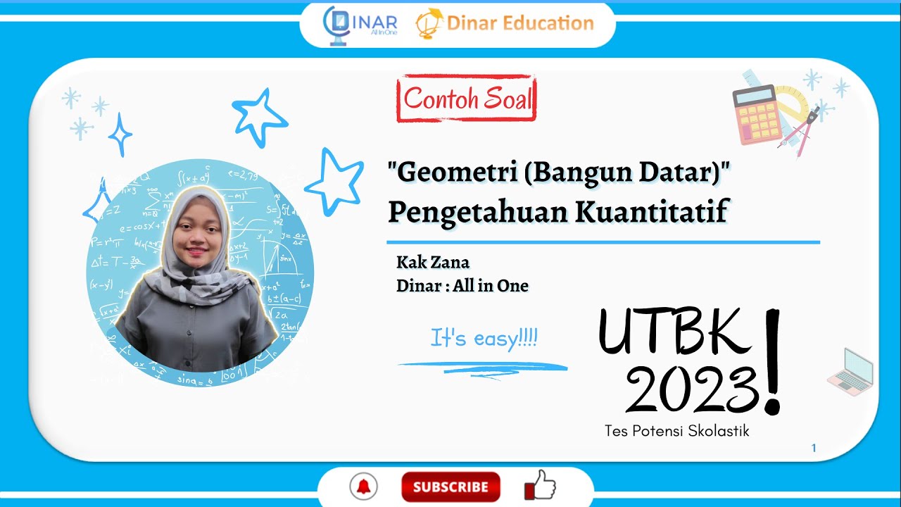 30. Persiapan TPS UTBK SNBT | Pembahasan Soal Geometri: Bangun Datar