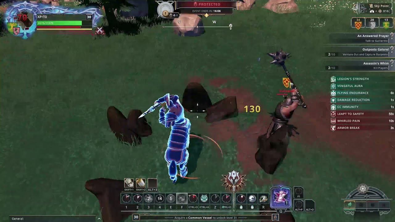 Crowfall PvP  | Champion Tank  | 1 v X