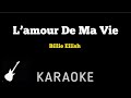 Billie Eilish - L’AMOUR DE MA ViE | Karaoke Guitar Instrumental