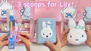 3 scoops order for Lily! She loves Maltese&little twin star&miffy