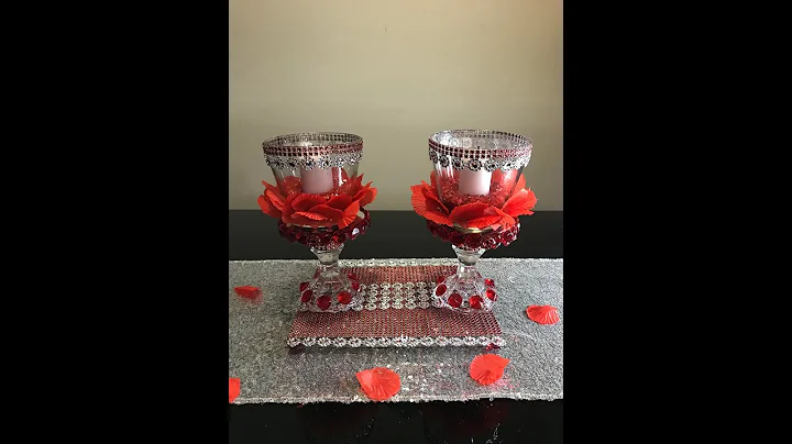 Valentine's Day DIYs Décor Ideas Dollar Tree #diys #homedecor #valentinesday #candleholders