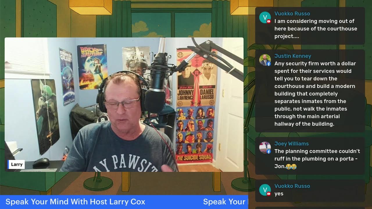 SPEAK YOUR MIND WITH LARRY COX