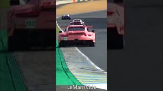 4 Porsche 911 RSR Screaming at le Mans ! #shorts #lemans24