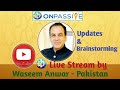 #ONPASSIVE, Live stream by Waseem Anwar -Pakistan ,7 December,2023