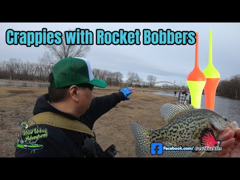Rocket Bobber Fishing for Crappies with Get2Tackles! April2022