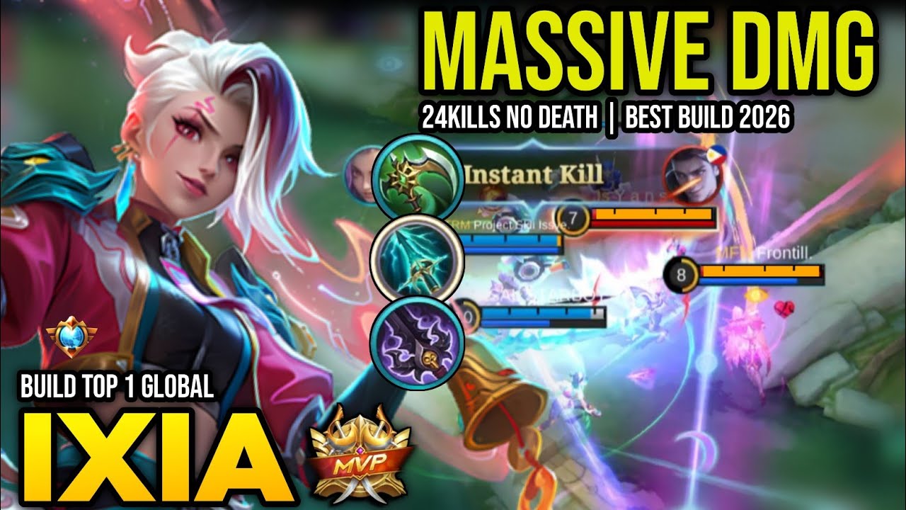 IXIA BEST BUILD 2026 | BUILD TOP 1 GLOBAL IXIA GAMEPLAY | MOBILE LEGENDS✓