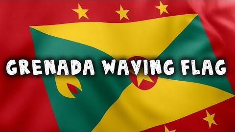 🇬🇩 Grenada Country Flag Animation | Full HD | 10 Hours