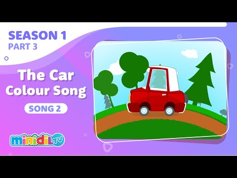 Sezon 1 - The Car Colour Song - İngilizce Renkli Arabalar Şarkısı - İngilizce Renkleri Öğreniyorum