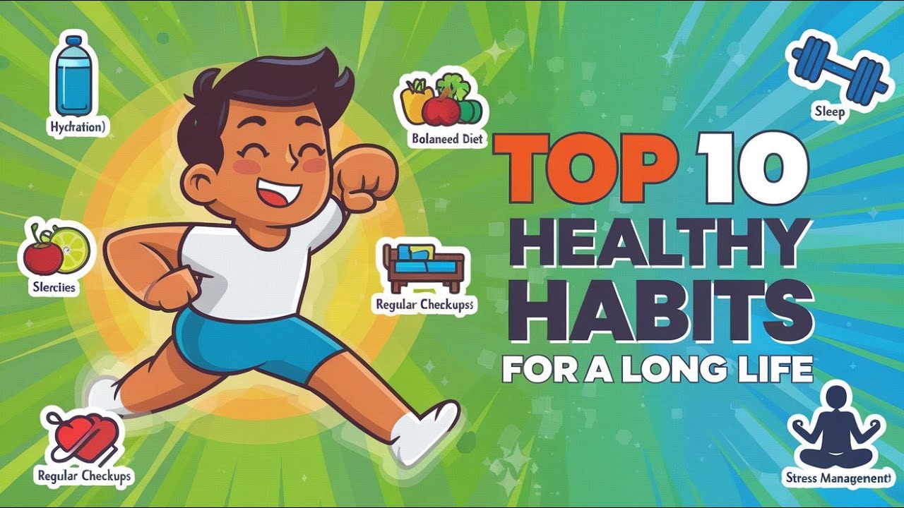 Top 10 Healthy Habits for a Long Life - YouTube