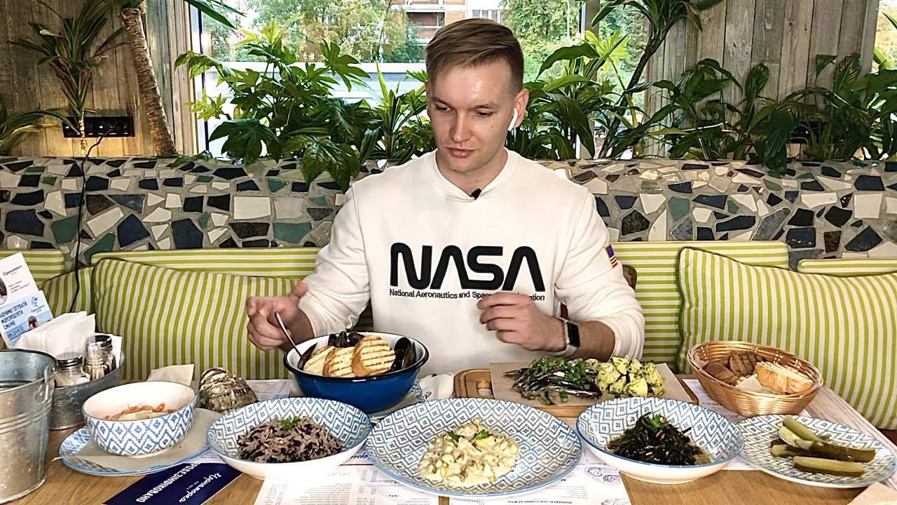 МУКБАНГ МОРЕПРОДУКТЫ I Обзор ресторана 