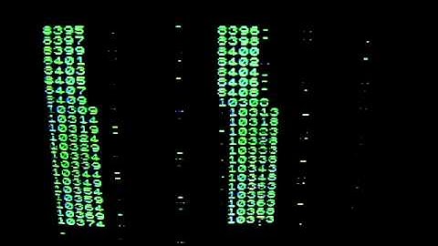 Matrix effects on the ZX Spectrum