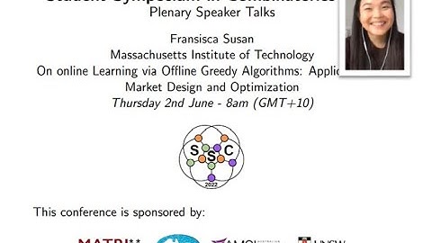 SSC2022 Fransisca Susan - Online Learning via Offline Greedy Algorithms