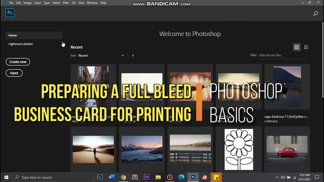 Preparing a Full Bleed Business Card for Printing YouTube