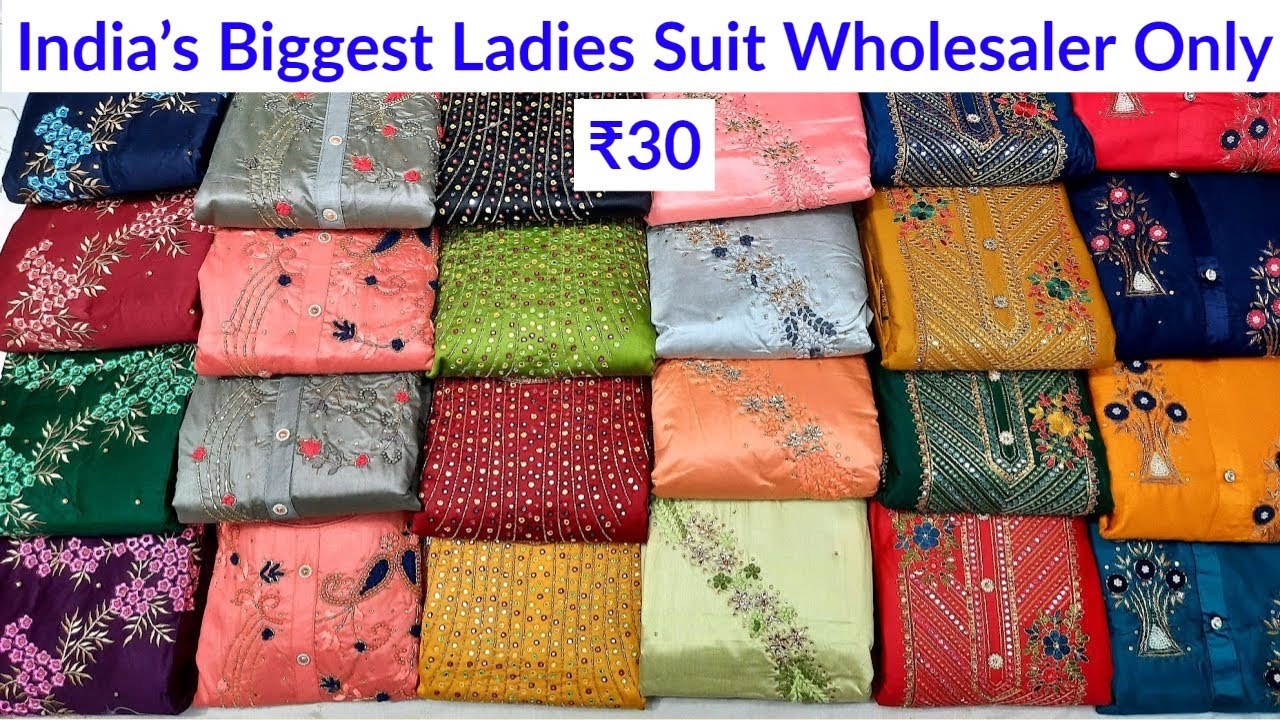 ₹30 Only Ladies suit manufacturer Ambala Wholesale Market Ladies