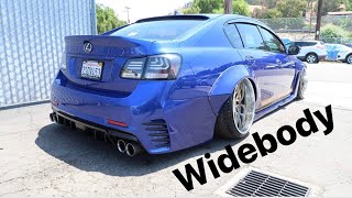 Lexus Gs350 Widebody install & paint