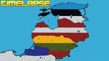 The Baltics - Huge Scale World Flag Map [Part 7] [Minecraft]