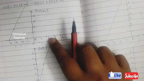 How to find slope of ramp signal | Sketch signal equation 2r(t+4)-4r(t)+2r(t-4) Emmanuel Tutorials