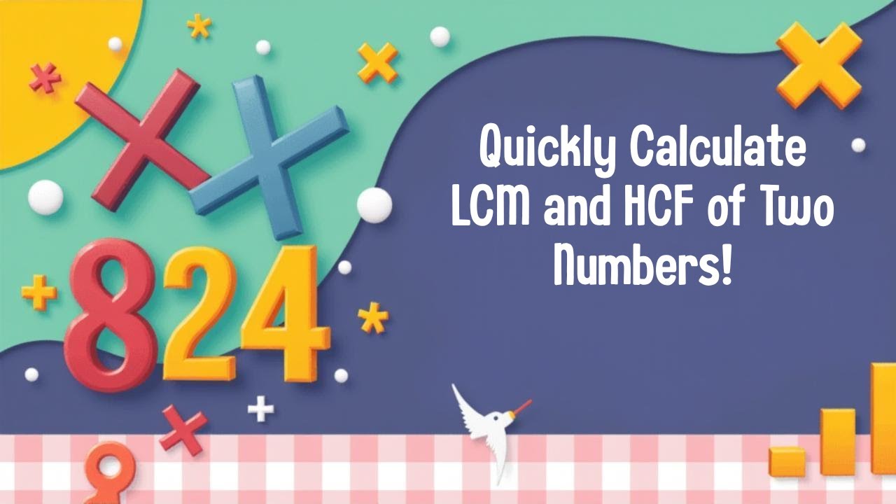 Finding HCF andd LCM - YouTube