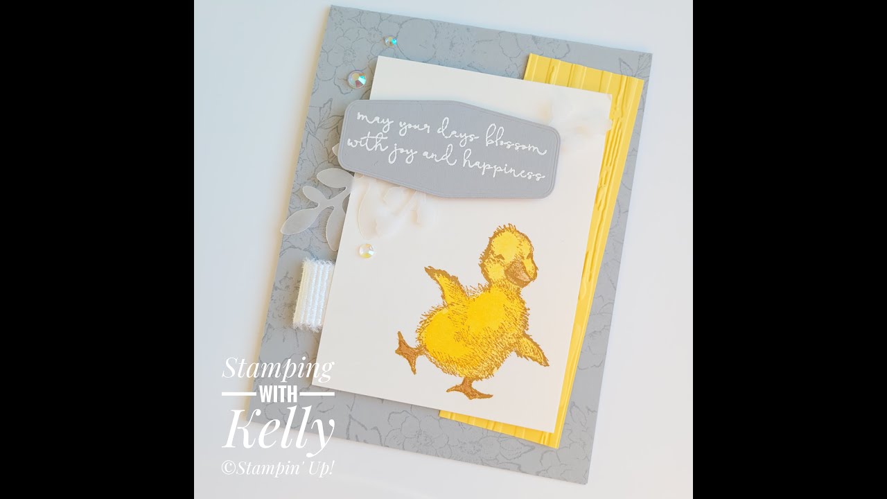 A Fuzzy Duckling Card! (Easter Friends Stamp Set)