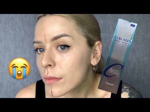 Сравниваем оригинальный тональный крем Enough Collagen с подделкой