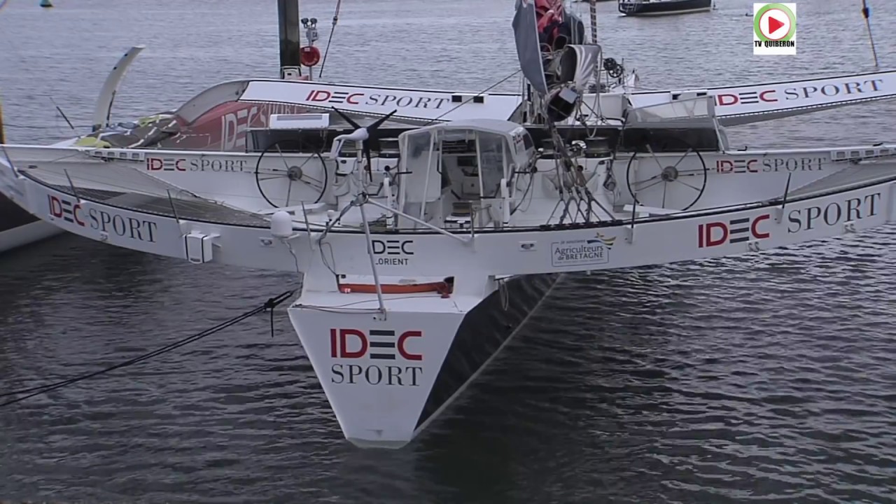 LA TRINITE-SUR-MER  | ⛵  Voilier Idec Sport  - AURAY Télé