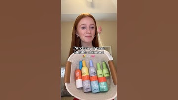 Purchase or pass bubble skincare! 💐🫧🎀
