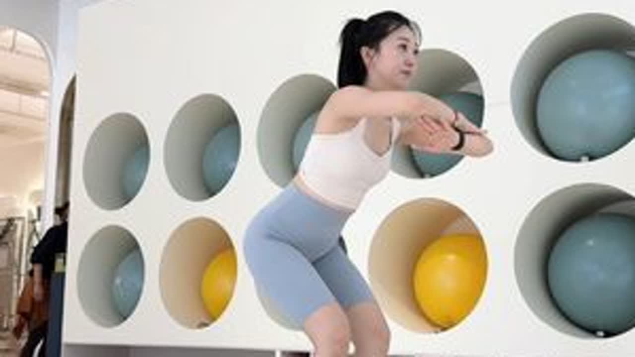 一节完整的60min维秘波速球全身燃脂课程🔥 