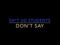 Sh*t UD Students Don't Say (University of Delaware)