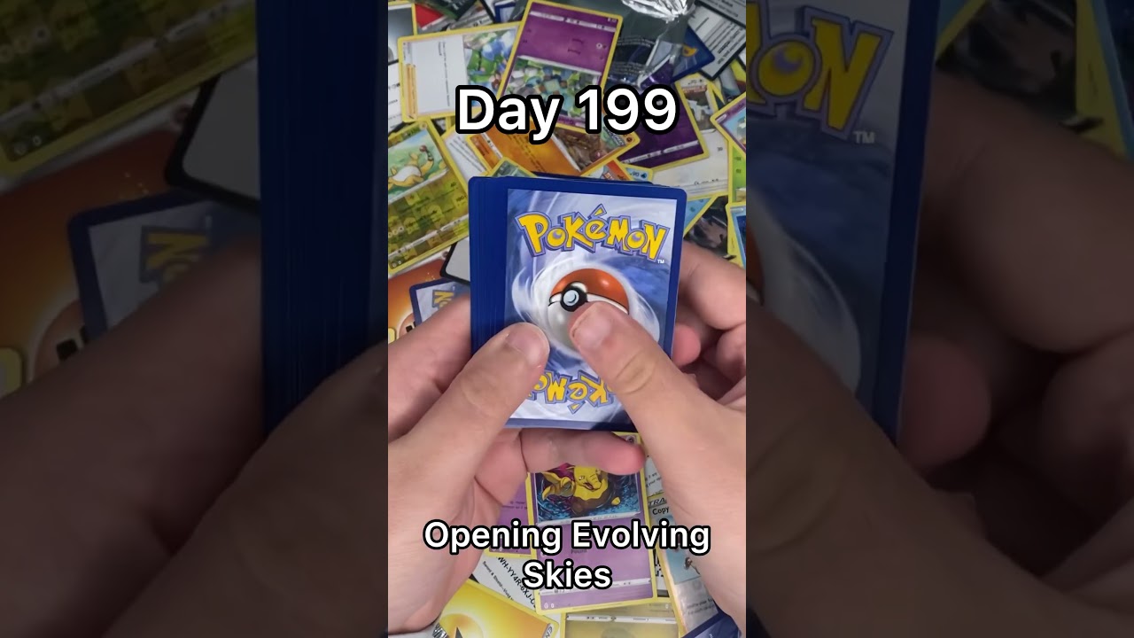 Opening Pokémon Cards For 199 Days Searching for the RAREST Card! 