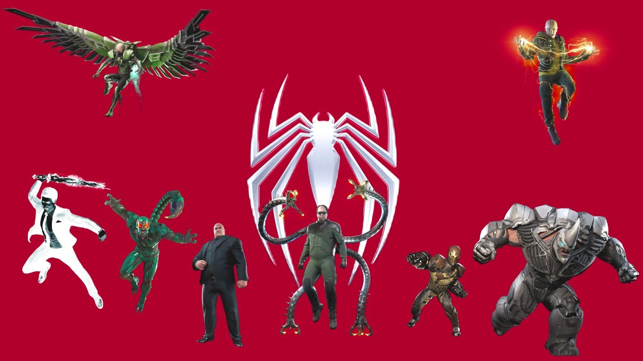 Marvel Spider-Man main story boss Fights