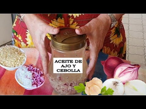 ACEITE DE AJO Y CEBOLLA