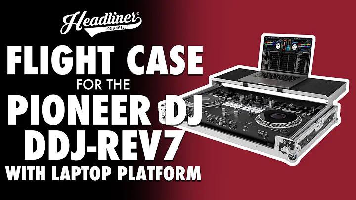 Headliner Flight Case w/ Laptop Platform for Pioneer DJ DDJ-REV7