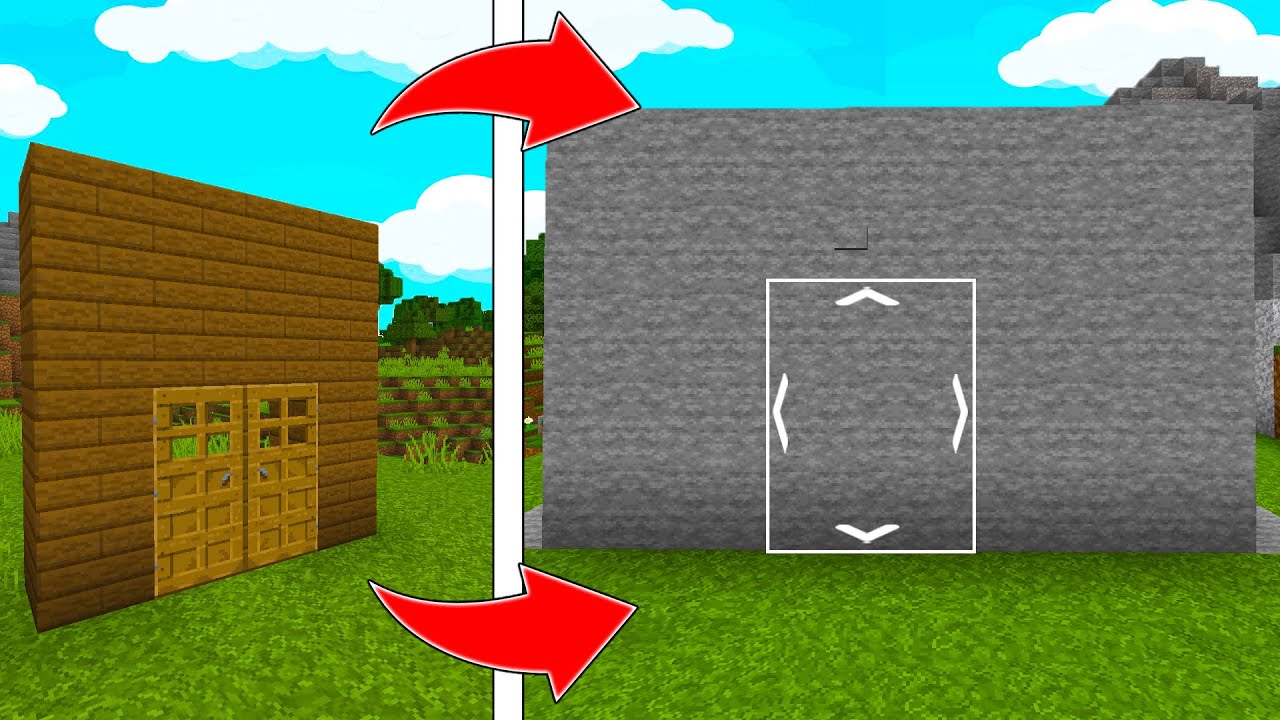 COMMENT FAIRE UN PASSAGE SECRET DANS MINECRAFT | Tuto Build Minecraft