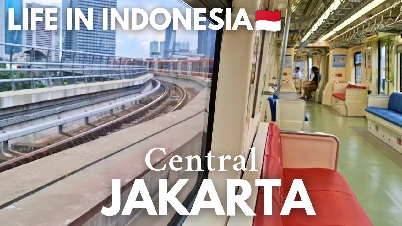 3-Hour Trip In Jakarta by Public Transport | LRT + KRL +MRT + TransJakarta to Sentul City