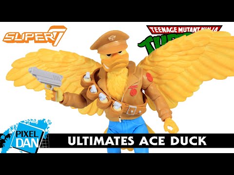 TMNT Ultimates ACE DUCK Super7 Action Figure Review | Teenage Mutant Ninja Turtles