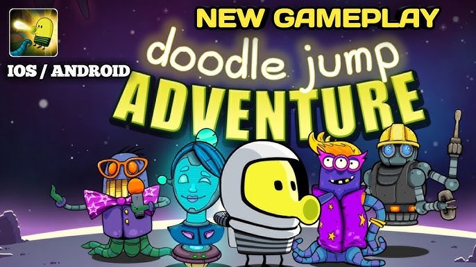 Doodle Jump Space Chase - [Smooth Planet] - (All Levels) 