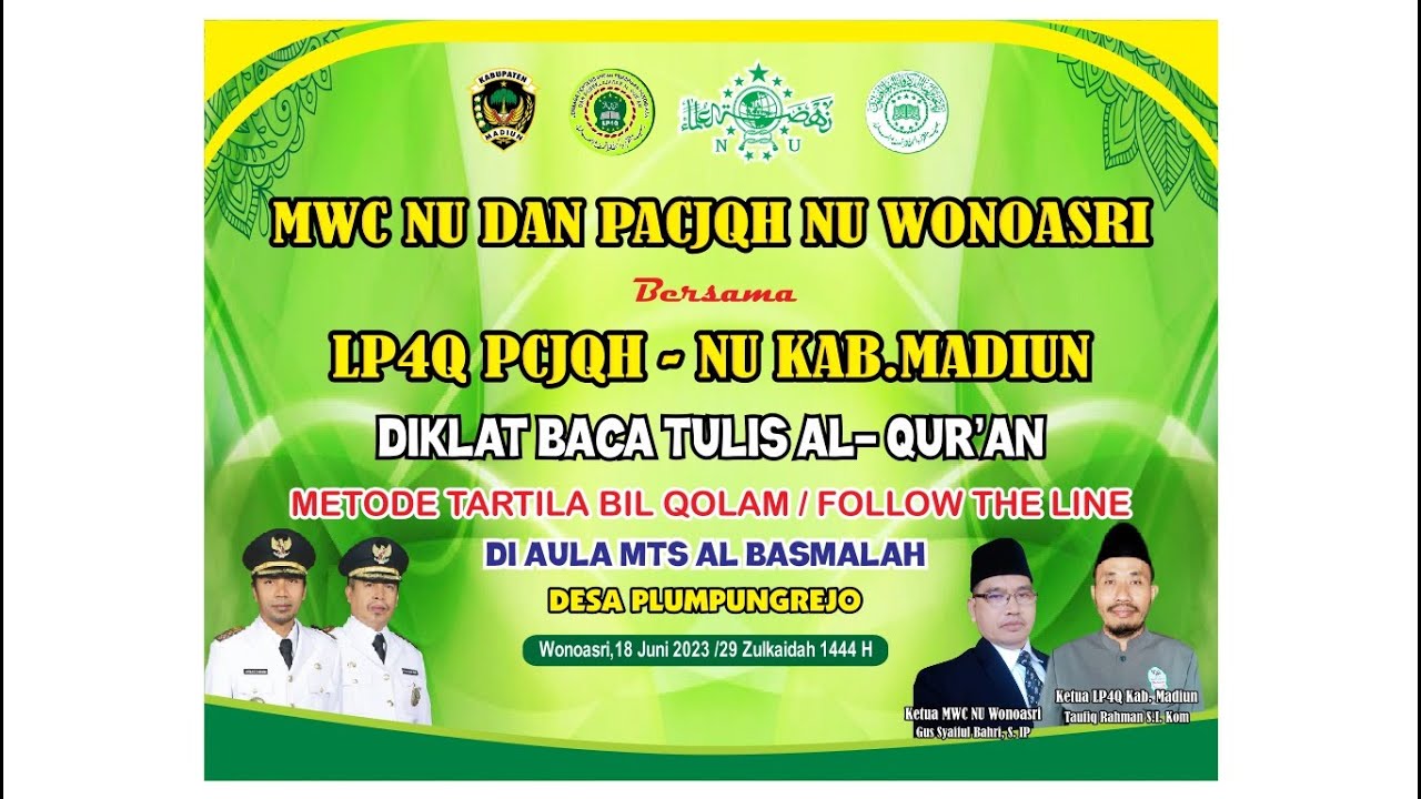 Diklat BTQ Jilid 4 Dengan Metode Tartila Bil Qolam guru TPQ kec.Wonoasri Madiun oleh utdz Muhtar