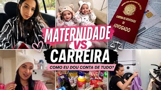 Desabafo, abandonar a carreira e se dedicar a maternidade, vlog de rotina mãe de três 