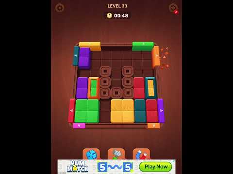 Wood Away Block Puzzle Level 33 Walkthrough #games #gaming #blockpuzzlegame